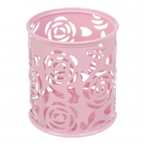 Підставка для ручок кругла, ROSE, PASTEL, металева, рожева Buromax BM.6206-10