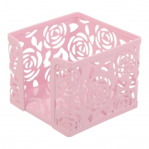 Бокс для паперу, ROSE, PASTEL, металевий, рожевий Buromax BM.6217-10