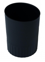 Стакан пластик. для письменных принадлежностей JOBMAX, черный Buromax BM.6351-01