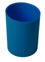 Стакан пластик. для письмового приладдя JOBMAX, синій Buromax BM.6351-02