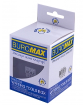 Стакан пласт. RUBBER TOUCH для канцелярських приладів, чорний Buromax BM.6352-01