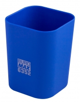 Стакан пласт. RUBBER TOUCH для канцелярских приборов, синий Buromax BM.6352-02