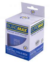 Стакан пласт. RUBBER TOUCH для канцелярських приладів, синій Buromax BM.6352-02