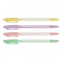 Ручка кулькова SIMPLE, 0.7мм, ассорті корпусів, сині чорнила Buromax BM.8123-01