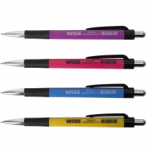 Ручка шариковая автоматическая WISE, 0,7 мм, синяя Buromax BM.8228