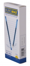Ручка гелева GOAL, 0,5 мм, тригр. корпус, сині чорнила Buromax BM.8330-01