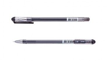 Ручка гелева GOAL, 0,5 мм, тригр. корпус, чорні чорнила Buromax BM.8330-02