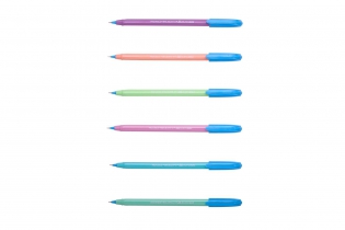 Ручка масляна PROVENCE, 0,5 мм, тригр.корпус, сині чорнила Buromax BM.8359-01