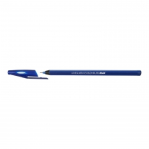 Ручка масляная, LINEA, 0,5 мм, трехгранный корпус, синие чернила Buromax BM.8362-01
