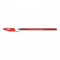 Ручка масляная, LINEA, 0,5 мм, трехгранный корпус, красные чернила Buromax BM.8362-03