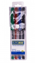 Набір із 4-х гелевих ручок Buromax BM.8440