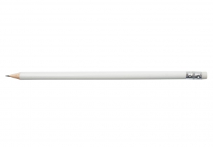 Олівець графітовий L2U, HB, білий, з гумкою, карт. коробка 144шт. Buromax BM.8517