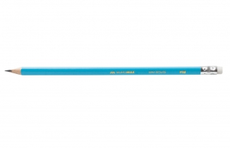 Олівець графітовий PASTEL, HB, асорті, з гумкою, туба-20 шт. Buromax BM.8526-20
