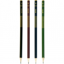 Набір олівців графітових HB, BOSS, ассорті, без ластику, 4шт./блістер Buromax BM.8538-4