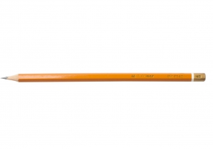 Олівець графітовий PROFESSIONAL HB, жовтий, без гумки, коробка 12шт. Buromax BM.8543-12