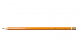Олівець графітовий PROFESSIONAL 3B, жовтий, без гумки, туба-144 шт. Buromax BM.8546