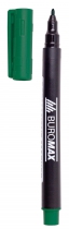 Маркер водостійкий, зелений, 1мм Buromax BM.8704-04