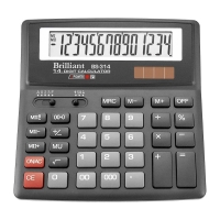 Калькулятор BS-314 14р., 2-питание, кот Brilliant