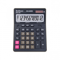 Калькулятор BS-444XBK 12р., 2-пит Brilliant