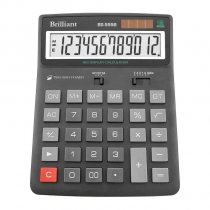 Калькулятор BS-555 12р., 2-питание, кот Brilliant