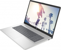 Ноутбук HP 17-cn3038ua 17.3&quot; FHD IPS AG, Intel i5-1334U, 16GB, F512GB, UMA, DOS, серебристый BV6C0EA