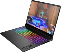 Ноутбук HP OMEN 16-ah0041ua 16&quot; 2.5K OLED, Intel U7-255HX, 64GB, F2048GB, NVD5080-16, DOS, черный BV8Y3EA