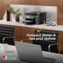 БФП ink color A4 Epson EcoTank L6370 35_23 ppm DADF Duplex USB Ethernet Wi-Fi 4 inks Black Pigment C11CL43405