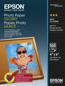 Папір Epson 100mmx150mm Glossy Photo Paper, 500 арк C13S042549