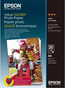 Папір Epson A4 Value Glossy Photo Paper 20 арк. C13S400035