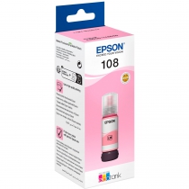 Контейнер з чорнилом Epson 108 EcoTank L8050/L18050 light magenta C13T09C64A