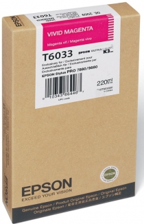 Картридж Epson StPro 7880/9880 vivid magenta, 220мл. C13T603300