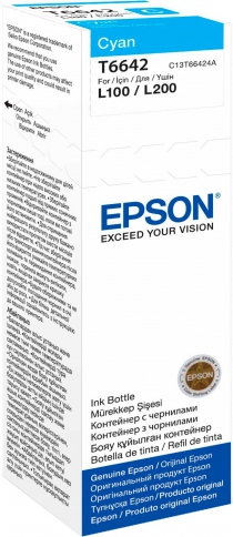 Контейнер Epson L100/L200 cyan C13T66424A