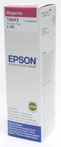 Контейнер с чернилами Epson L100/L200 magenta C13T66434A