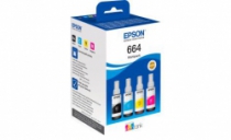 Контейнеры с чернилами Epson L100/L200 Multipack (C,M,Y,Bk) C13T66464A
