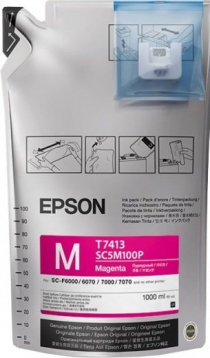 Чорнило Epson для SC-F6000/7000 ultraChrome DS Magenta (1Lx6packs) C13T741300