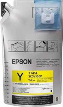 Чорнило Epson для SC-F6000/7000 ultraChrome DS Yellow (1Lx6packs) C13T741400