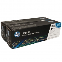 Картридж HP 125A CLJ CP1215/CP1515 Black (2*2200) Двойная упаковка CB540AD