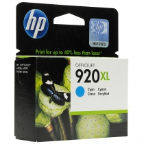Картридж HP No.920XL OJ6000/6500/7000/7500 cyan CD972AE