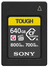 Карта памяти Sony CFexpress Type A 640GB R800/W700 Tough CEAG640T.SYM