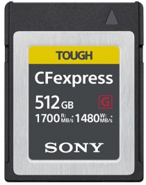 Карта памяти Sony CFexpress Type B 512GB R1700/W1480 CEBG512.SYM