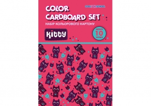 Набор цветного картона А4, 10 арк., "CFS" COOLFORSCHOOL CF05281-09