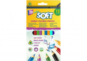 Олівці кольорові "Jumbo Softy" 12 кол. COOLFORSCHOOL CF15136