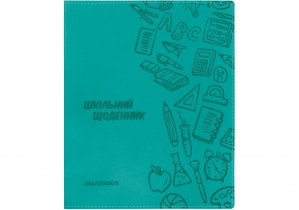 Щоденник шкільний, 165х210 мм, обкладинка - м’яка, 48 арк., колір бірюзовий COOLFORSCHOOL CF29935-21