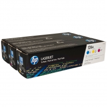 Картридж HP 126A CLJ CP1025/M175/M275 (CE311A,CE312A,CE313A) CYM (3*1000 стор) Тройная упаковка CF341A