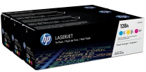 Картридж HP 128A CLJ CP1525/CM1415 (CE321A,CE322A, CE323A) CYM (3*1300 стр) Тройная упаковка CF371AM