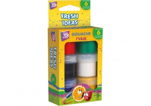 Гуашь 10 мл, 6 цветов, в блистере COOLFORSCHOOL CF60165
