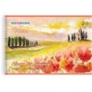 Альбом для малювання на пружині, 20 аркушів, "Seasons" COOLFORSCHOOL CF60903-04