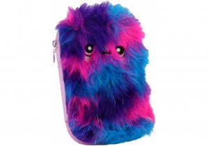 Пенал на 1 відділення з плюшем та аплікацією COOLFORSCHOOL CF6549-blue