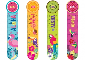 Закладинки пластикові для книг "Aloha" (4 шт.) COOLFORSCHOOL CF69110-04