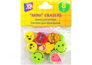 Набор резинок для карандаша, 8 шт. COOLFORSCHOOL CF81743